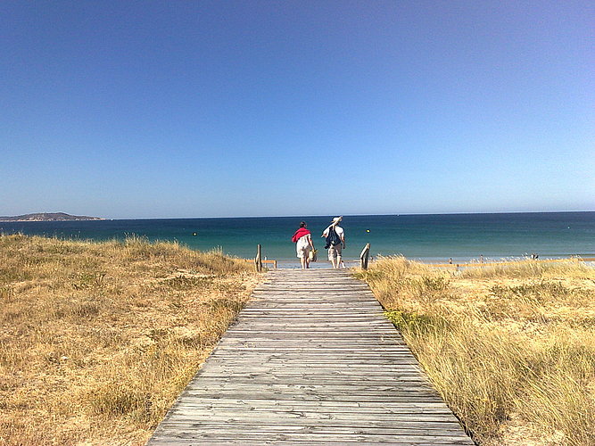 Padres en el horizonte.